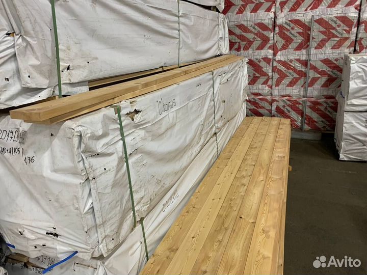 Доска палубная лиственница 30*140*4000 сорт B/C