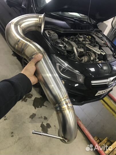 Даунпайп Mercedes-Benz GLA45, CLA45, A45 M133