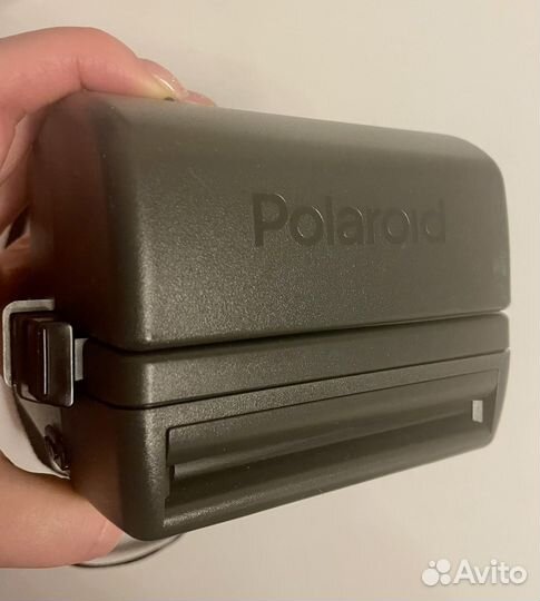 Polaroid 636 instant camera closeup