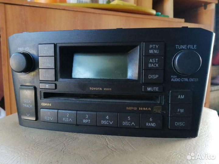 Магнитола toyota avensis 2007 год