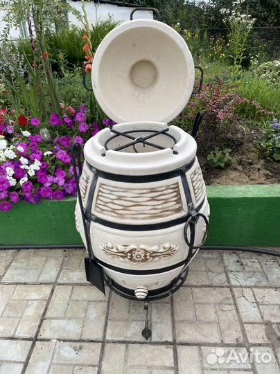 Тандыр Барс с откидной крышкой