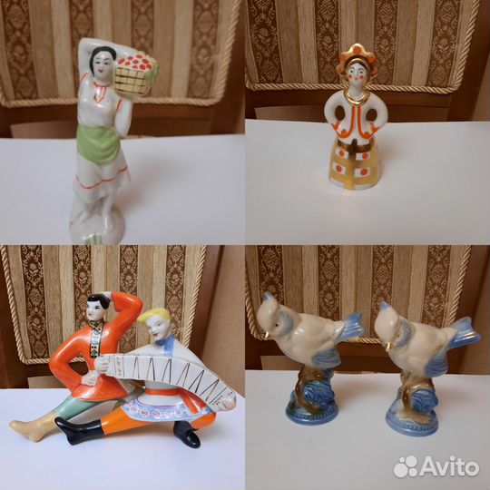 Статуэтки фарфоровые времён СССР