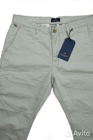 Премиум крафтовые штаны scotch and soda новые 33/3