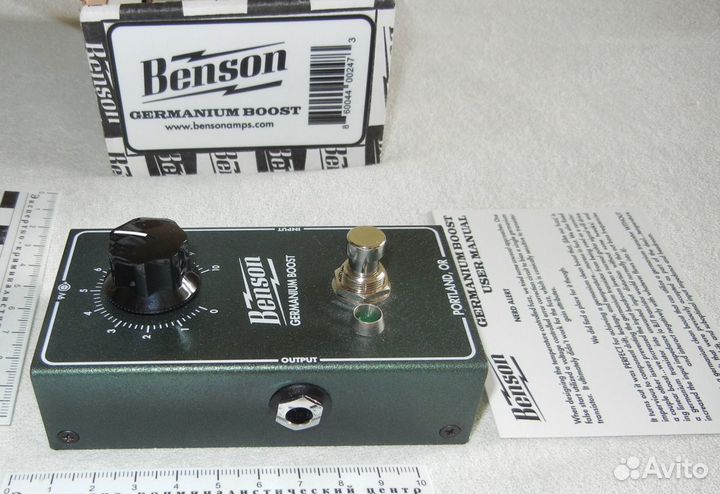 Benson Amps Germanium Boost USA бустер буффер