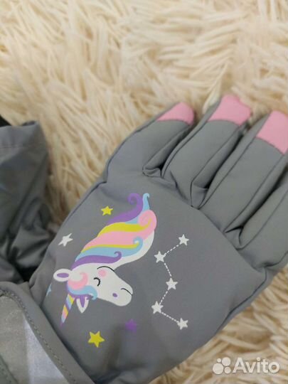 Перчатки новые зимние для девочки