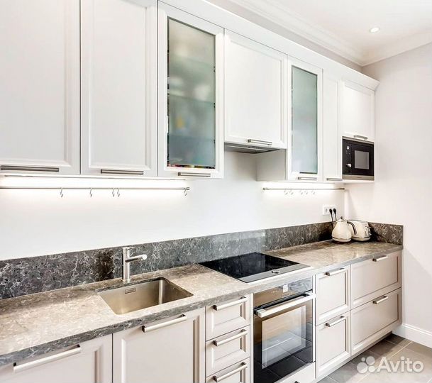 Прямая кухня по размерам заказчика