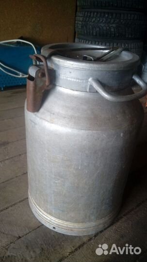 Фляга алюминиевая бу 40л