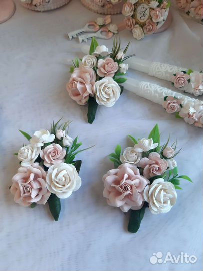 Бутаньерка для жениха или друзей