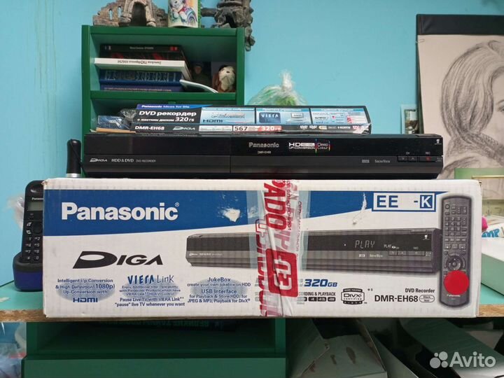 DVD рекордеры Panasonic DMR-EH68