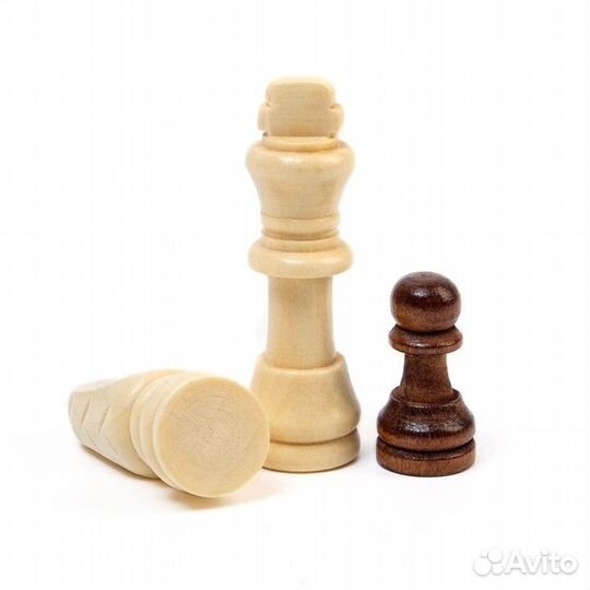 Шахматы обиходные (доска дерево 29 х 29 см, фигуры