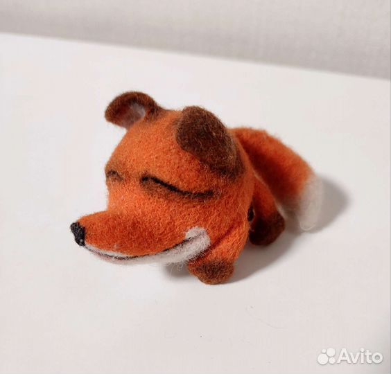 Валяная игрушка Лиса