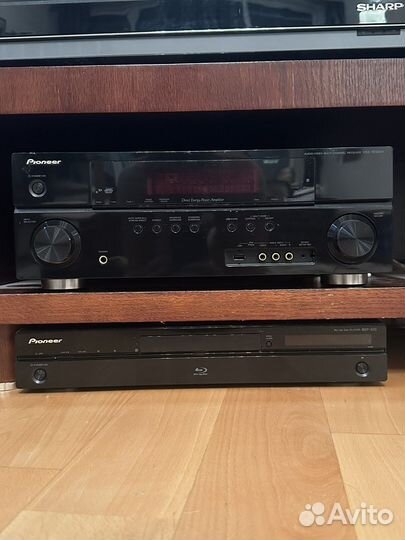 Акустическая система JBL + ресивер pioneer