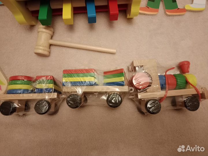 Пакет развивающих деревянных игрушек