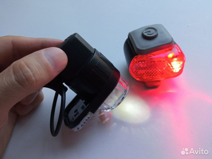 Новые передний и задний фонари на велосипед