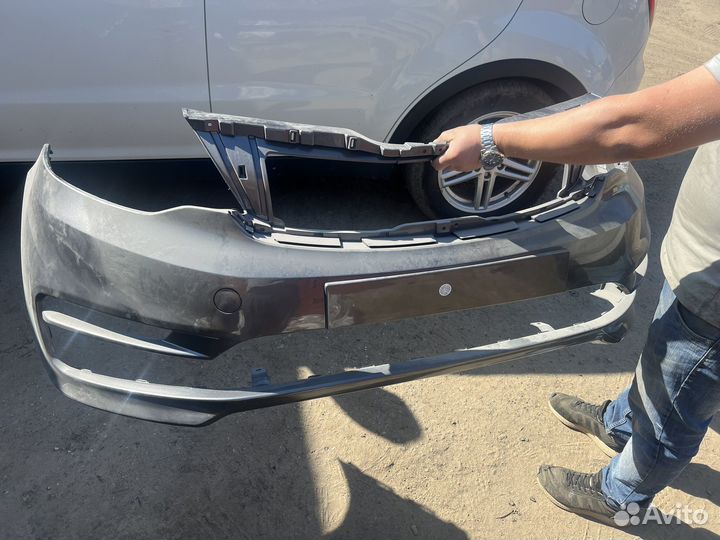 Передний бампер kia rio 3