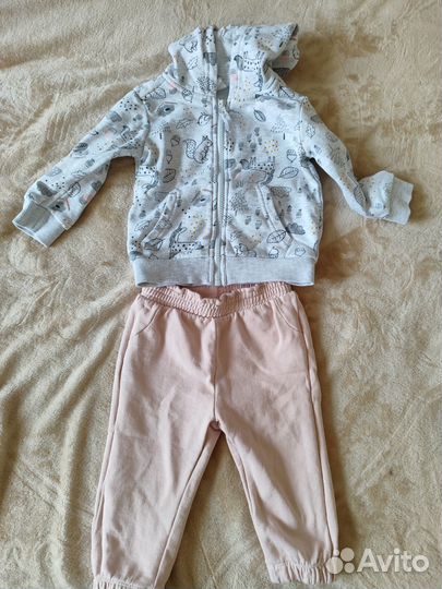 Детская одежда для девочек 86 92 пакетом