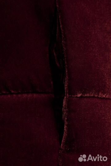 Zara стеганая куртка из коллекции ZW, винный М