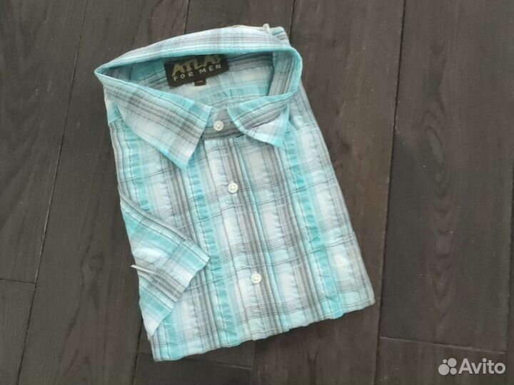 Рубашка мужская с коротким рукавом