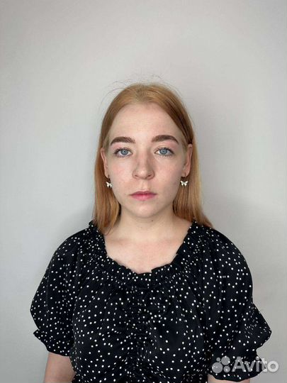 Наращивание ресниц на дому. Брови