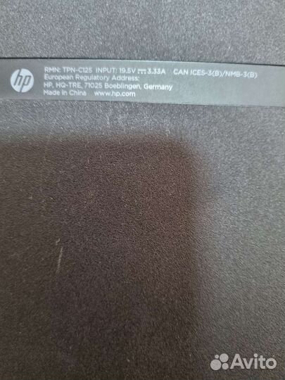 Ноутбук hp