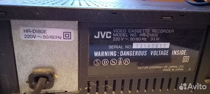 Видеомагнитофон jvc