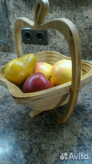 Корзина деревянная складная