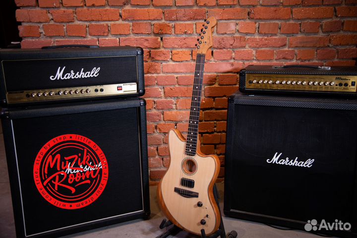 Fender American Acoustasonic Jazzmaster Natural