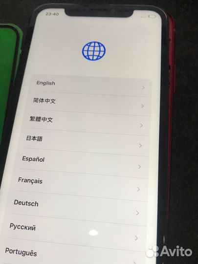 Экран на iPhone XR (