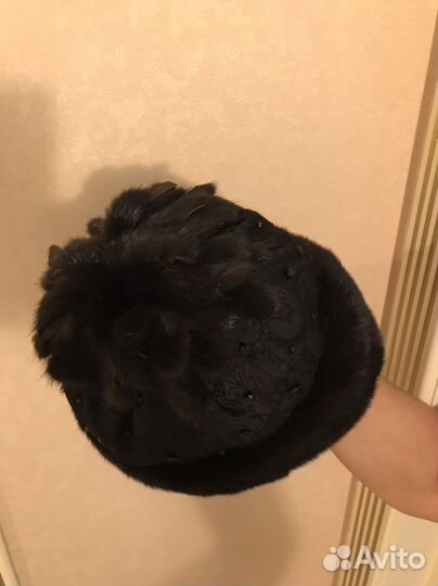 Шапка норковая женская