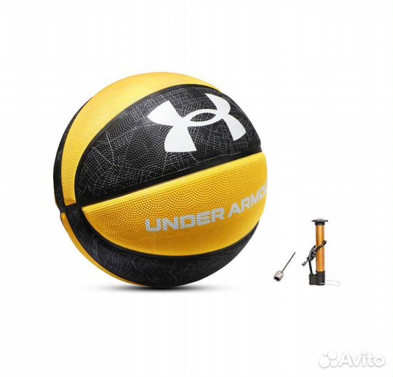 Баскетбольный мяч under armour + насос игла