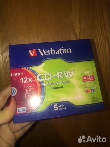 Болванка Verbatum CD RW купить в Ломоносове | Электроника | Авито