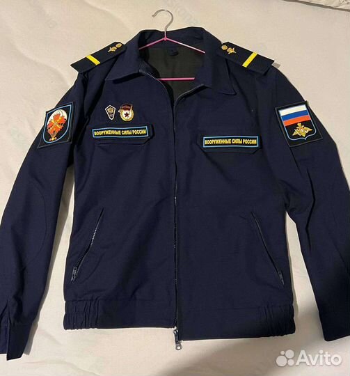 Офисная военная форма синяя