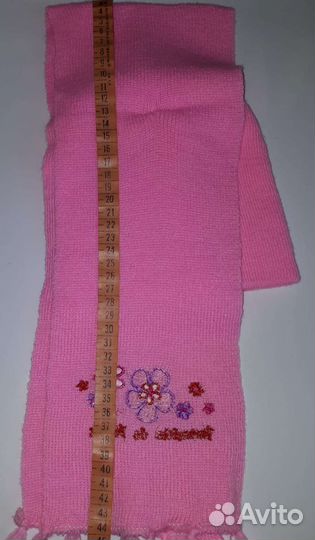 Комплект шапка и шарф новый для девочки. Размер 50