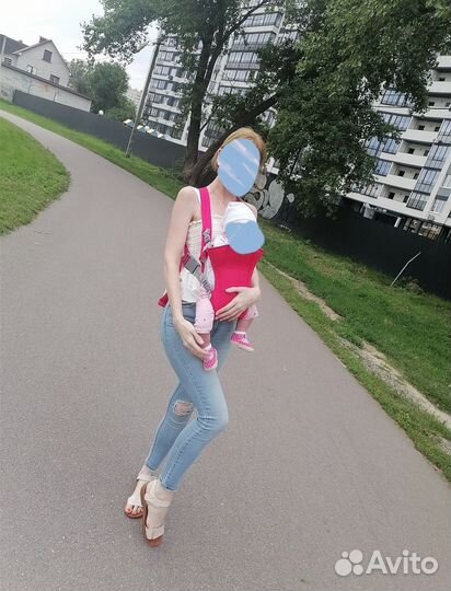 Эргорюкзак Красный и Кенгуру