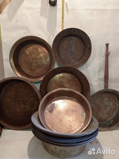 Таз латунный из СССР