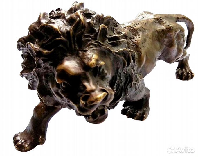 Лев - Китайская статуэтка из Бронзы RU*501a