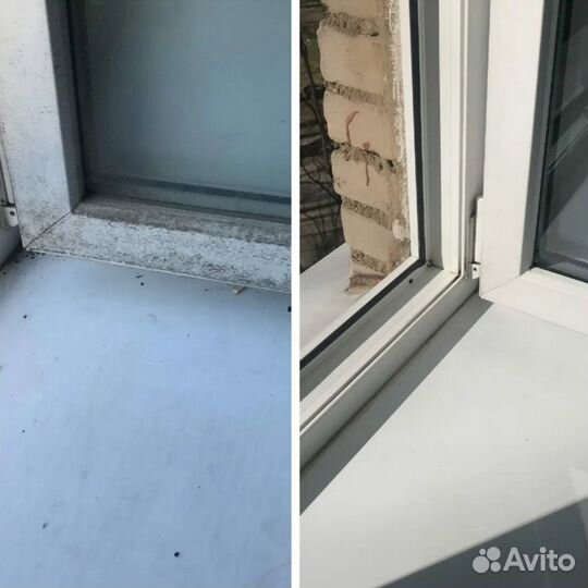 Мойка окон и балконов