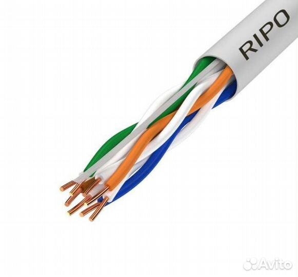 Кабель Ripo Utp4, cat5e, 24awg, cca, 500m