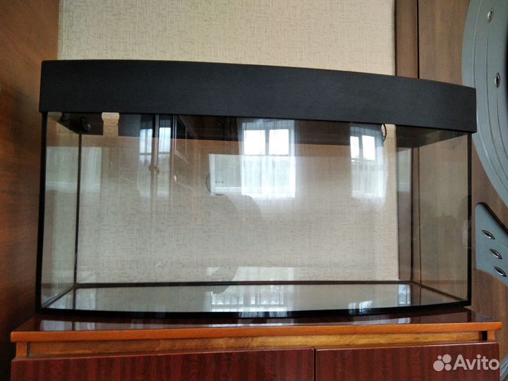 Продам панорамный аквариум, объём 115 литров