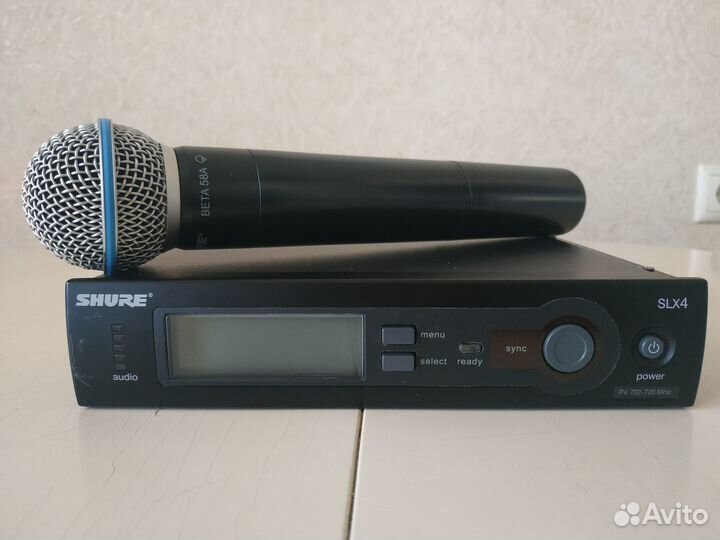Shure SLX24E/Beta 58 P4 702-726 MHz Оригинал