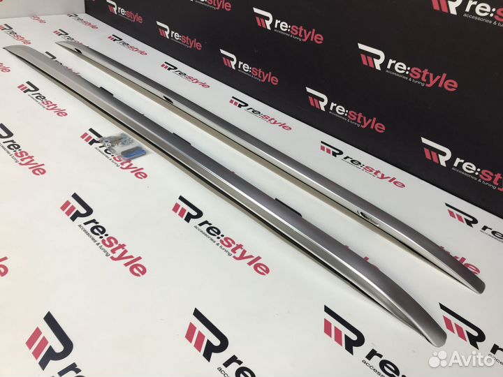 Рейлинги Prado 150 Стиль GX Серебро