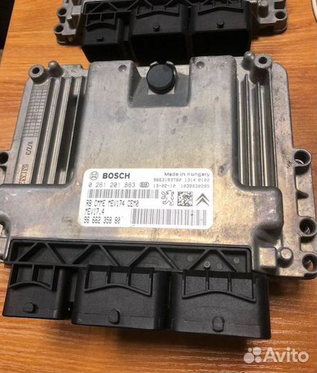 Блок управления двигателем (эбу) Citroen C3