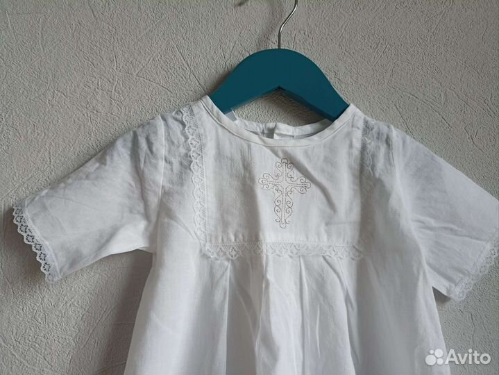 Крестильная рубашка 74 размер