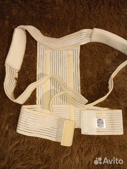 Корректор осанки эластичный с рёбрами жёсткости