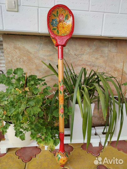 Ложка деревянная огромная сувенирная