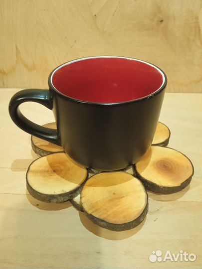 Подставка по горячее из спилов Ольхи средняя