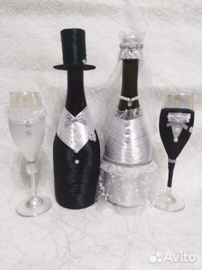 Оформление бутылок с любыми напитками