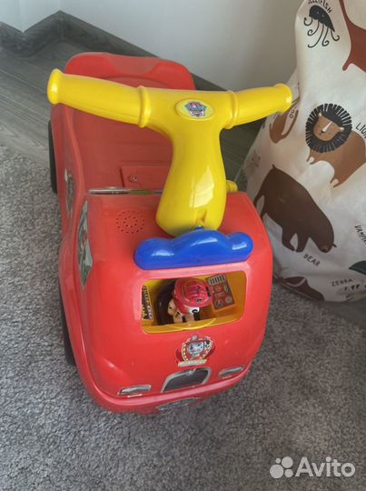 Машина толокар каталка патруль happy