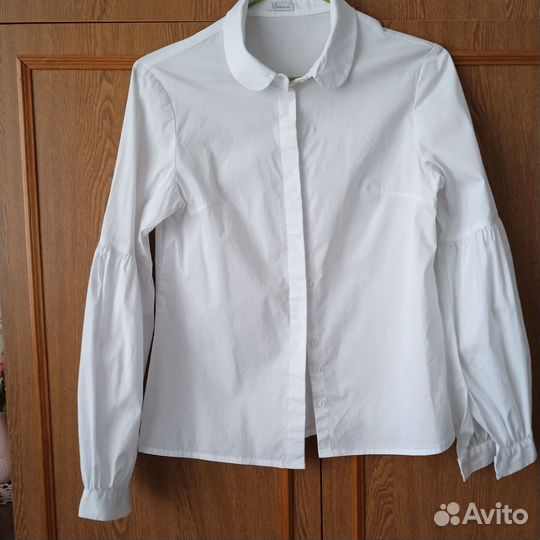 Белые блузки для школы на девочку