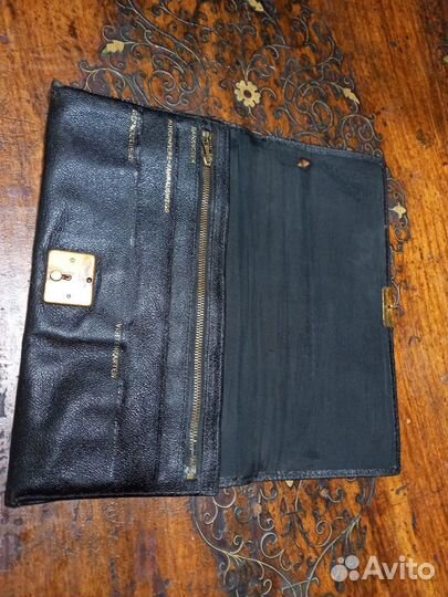 Старинный дамский кожаный коллаж 1930-40г Германия